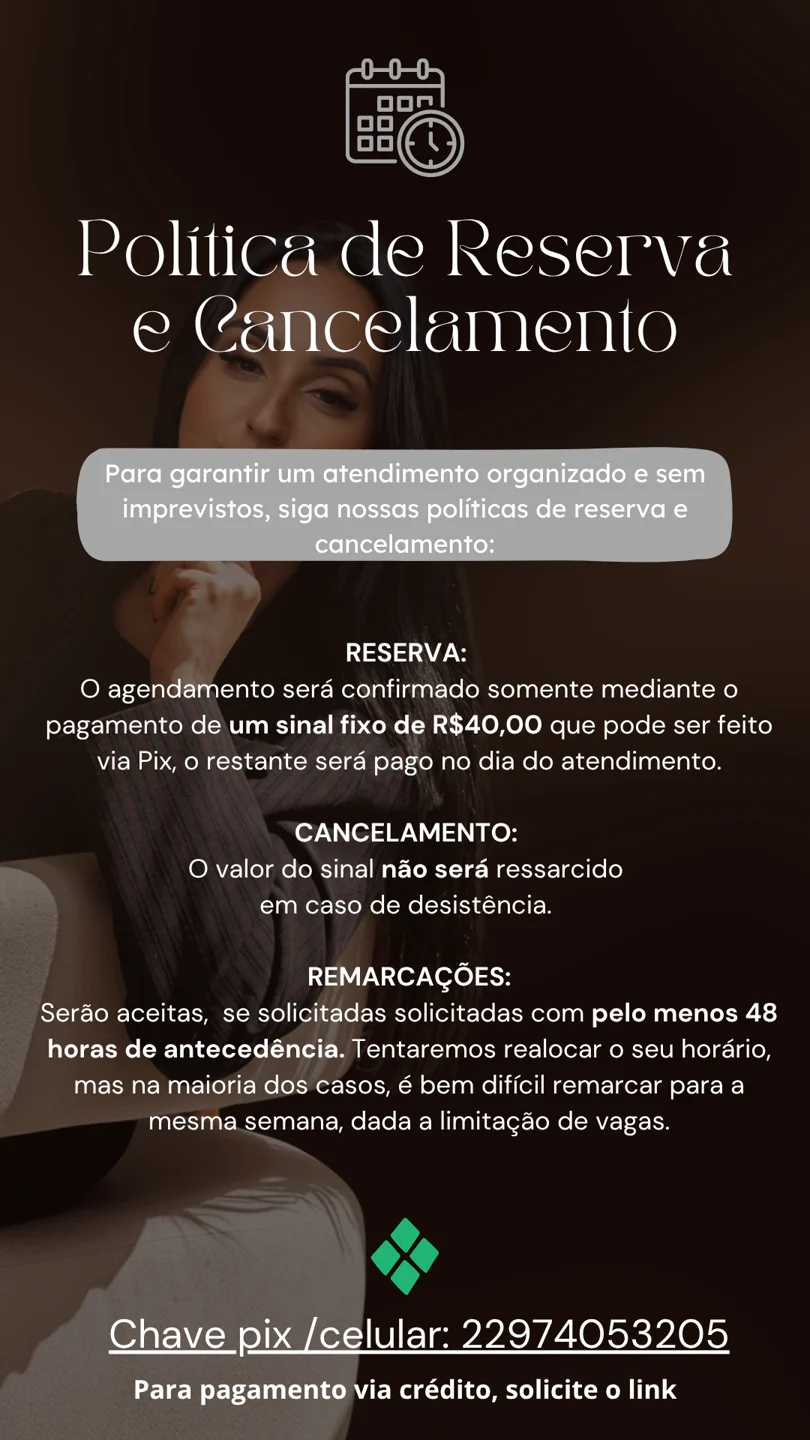 Página de reservas e cancelamentos